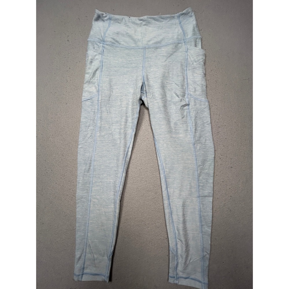 Victoria's Secret Knockout Leggings Polyester Elastane Blue Heather XS W28 Women